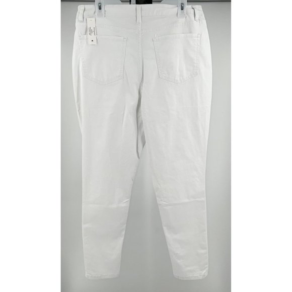 NWT No Boundaries Junior's White High Rise Skinny Jeans Size 17 - Picture 4 of 8